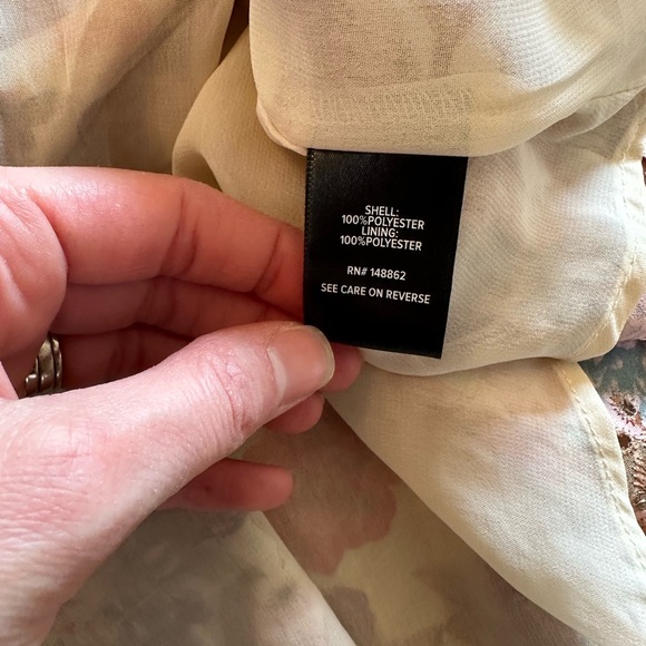 Torrid NWT Georgette Eyelet Smocked Waist Womens Puff Sleeve Blouse Boho Size 5X - Picture 6 of 8